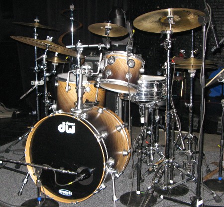 Tommy Igoe's kit was used by